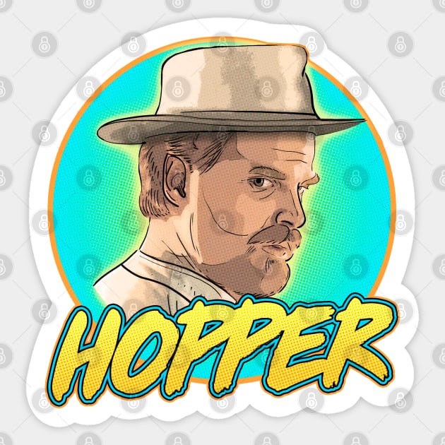 Hopper Sticker by PopArtCult